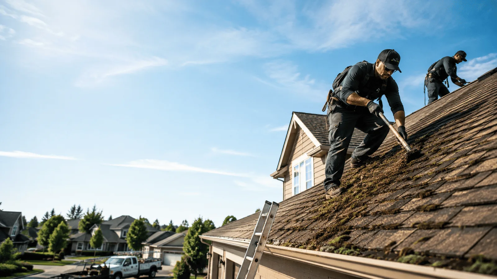 Roof Moss Removal in Travis Afb, CA near me